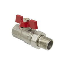 Кран шаровый с американкой Raftec RED PN40 ВН 1/2' CSA-011