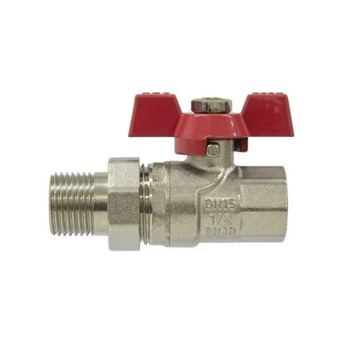 Кран шаровый с американкой Raftec RED PN40 ВН 3/4' CSA-021