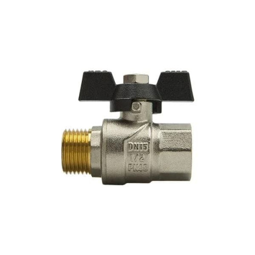 Кран шаровый Raftec BLACK PN40 НВ 1' DRB31