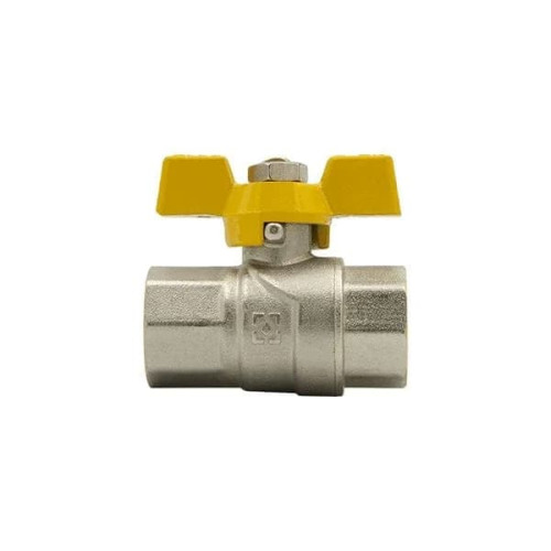 Кран шаровый Raftec YELLOW PN40 ВВ 1/2' GRB1