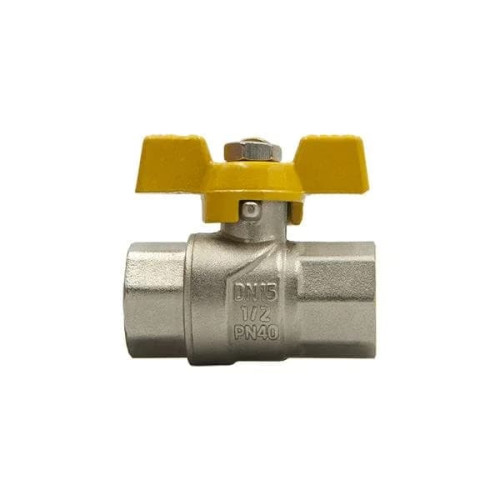 Кран шаровый Raftec YELLOW PN40 ВВ 1/2' GRB1