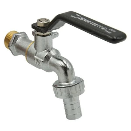 Кран шаровый поливочный Raftec PN40 НР 1/2' KP01