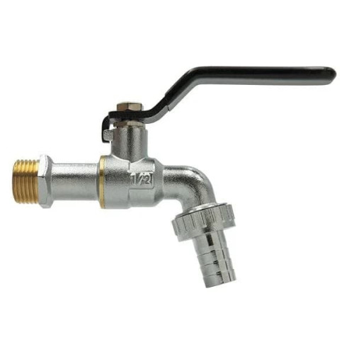 Кран шаровый поливочный Raftec PN40 НР 1/2' KP01