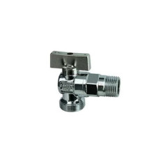 Кран шаровый угловой Bugatti PN10 НН 1/2'x3/4'