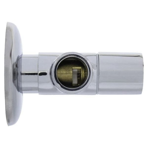 Кран угловой с керамическим запорным элементом Raftec PN10 НН 1/2'x3/4'DCC2