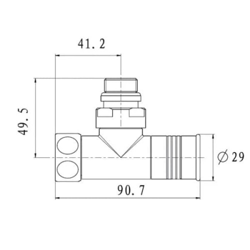 Комплект приборных кранов Raftec RV-2034 1/2'х3/4'