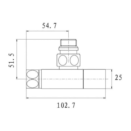 Комплект приборных кранов Raftec RV-5034 1/2'х3/4'