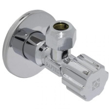 Кран угловой с керамическим запорным элементом Raftec PN10 НН 1/2'x1/2'VBE 0101