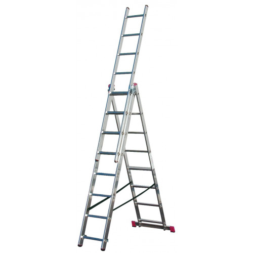 Трехсекционная лестница KRAUSE Corda 3x8 ступеней Трехсекционная лестница KRAUSE Corda 3x8 ступеней
