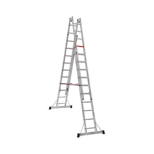 Двухсекционная телескопическая лестница VIRASTAR 2x14 ступеней