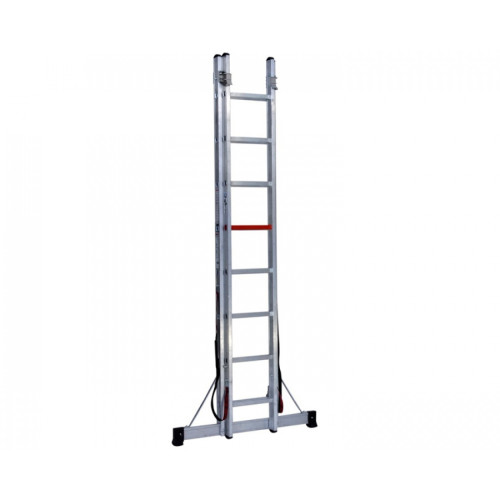 Двухсекционная алюминиевая лестница-стремянка Duomax Pro VIRASTAR 2х8 ступеней Двухсекционная алюминиевая лестница-стремянка Duomax Pro VIRASTAR 2х8 ступеней
