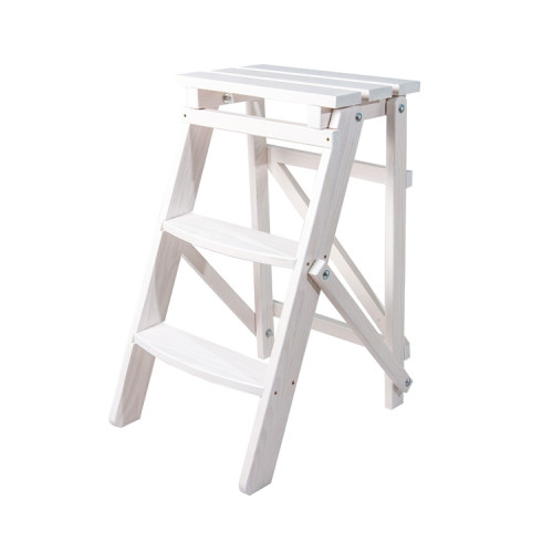Деревянная стремянка VIRASTAR PINE WHITE 3 ступени Деревянная стремянка VIRASTAR PINE WHITE 3 ступени