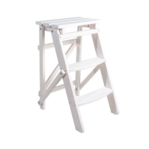 Деревянная стремянка VIRASTAR PINE WHITE 3 ступени Деревянная стремянка VIRASTAR PINE WHITE 3 ступени