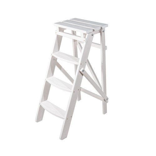Деревянная стремянка VIRASTAR PINE WHITE 4 ступени