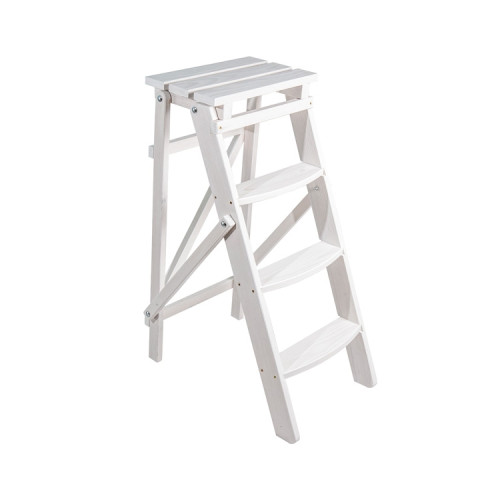 Деревянная стремянка VIRASTAR PINE WHITE 4 ступени