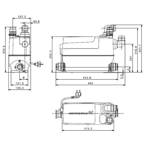 Канализационная станция Sololift2 C-3